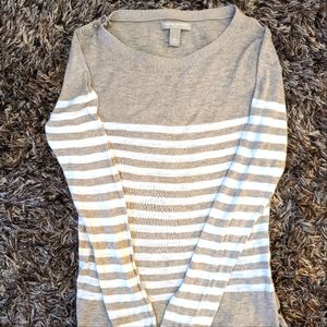 Banana Republic striped long sleeve shirt